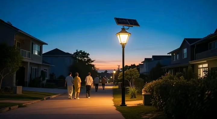 告別電費賬單，擁抱綠色光明：太陽能路燈點亮生活